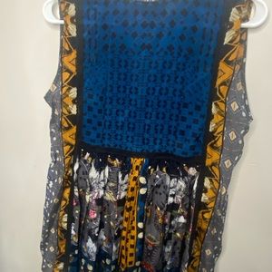 Hand made in India -  Vibrant loose fitting top